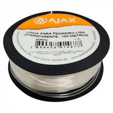 Linha para Pedreiro Lisa Ajax com 100m Transparente