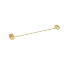 Porta Toalha Linear Longo Block 38 Meber Dourado Matte