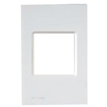 Placa 4X2 Sem Suporte 2 Postos Juntos Delta Mondo Soprano Branco