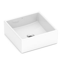 Cuba de Apoio Quadrada Loft Q5 Incepa Branco 35cm