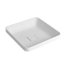 Cuba de Sobrepor Quadrada Deca Branco 40cm