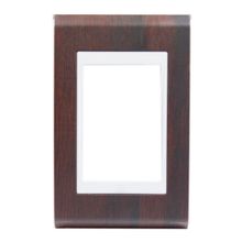 Placa 4x2 sem Suporte Refinatto Concept Weg Tabaco e Branco