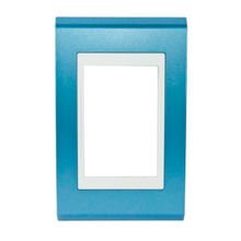 Placa 4x2 sem Suporte Refinatto Concept Weg Acqua e Branco