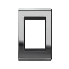 Placa 4x2 sem Suporte Refinatto Concept Weg Prata e Preto