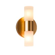 Arandela LED 2XG9 Neal Nordecor Dourado Fosco sem Lâmpada