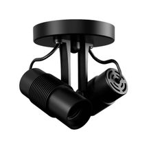 Spot de Sobrepor 2X E27 Basic Avant Preto