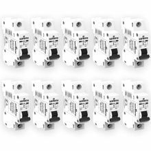 Kit 10 Disjuntores Din Curva C 3Ka Monopolar Soprano 16A