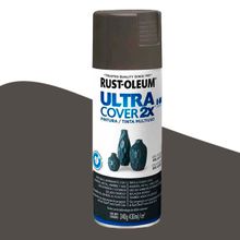 Tinta Spray Multiúso Brilhante Ultra Cover Rust-Oleum Cinza Escuro 340g