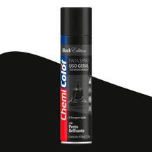 Tinta Spray Chemicolor Preto Brilhante