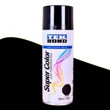 Tinta Spray Tekbond Supercolor Alta Temperatura 600ºC Preto