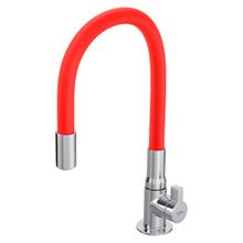 Torneira de Mesa para Cozinha HydraMotion Hydra Cromado e Vermelho