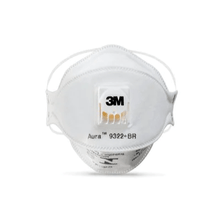 Respirador 3M Aura 9322 PFF2 para Poeiras, Névoas e Fumos