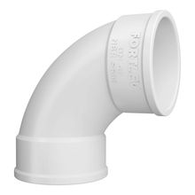 Curva 90° Curta Esgoto Série Normal PVC Fortlev NBR 5688 Branco