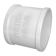 Luva Simples para Esgoto Série Normal PVC Fortlev NBR 5688