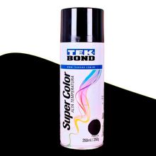 Tinta Spray Tekbond Supercolor Alta Temperatura 600ºC Preto Fosco