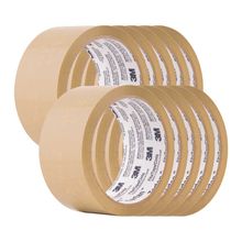 Kit 10 Fitas Adesiva 3M 45mm X 50m Marrom