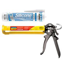 Kit Aplicador Manual Tramontina e Silicone Neutro Incolor Tekbond 280g