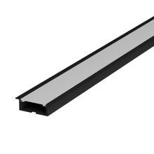 Perfil de Sobrepor para Fita Led Risqué Avant Preto