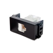 Módulo Tomada RJ45 CAT 6 Refinatto Weg Preto