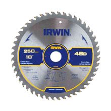 Lâmina Serra Circular Madeira Irwin 10pol 48 Dentes