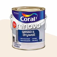 Tinta Acrílica Renova Gesso e Drywall Coral Branco
