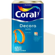Tinta Acrílica Acetinada Decora Seda Coral Branco