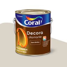 Tinta Acrílica Semibrilho Decora Diamante Coral Branco Gelo