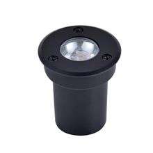 Balizador Spot LED de Embutir Solo Venna Nordecor Preto 3000K