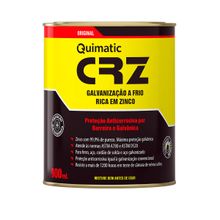 Composto Galvanizado Frio Quimatic Tapmatic DB2 CRZ 900 ml