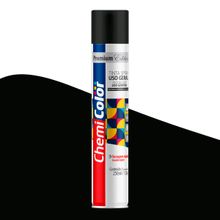 Tinta Spray Uso Geral Preto Chemicolor