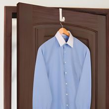 Gancho Plástico para Porta My Closet Branco Curto Ordene