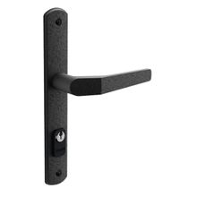 Fechadura Externa Popline Soprano Preto Fosco 20mm
