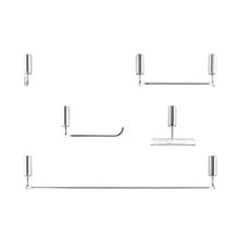 Kit Acessórios Idea com 5 Peças Chrome Docol
