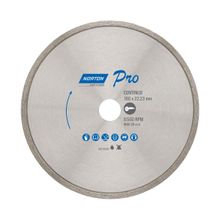 Disco Diamantado 180 X 22,23mm Norton PRO Contínuo
