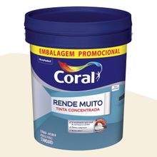 Tinta Acrílica Fosca Rende Muito Coral Branco