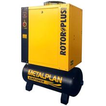 Compressor Parafuso 10HP 100L Rotor Plus 10 Metalplan