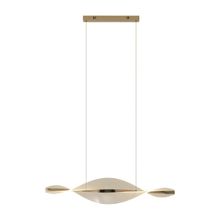 Pendente LED Horizontal Leaf Hevvy Gold 20W 3000K