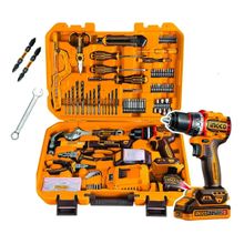 Kit 165 Ferramentas com Parafusadeira de Impacto 66N Ingco