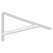Suporte Mão Francesa de Aço Leve Prat-K Branca 30cm