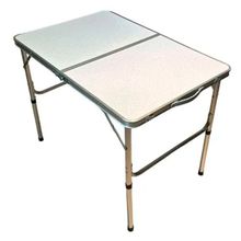 Mesa Dobrável em Alumínio com Tampo de MDF Titanium