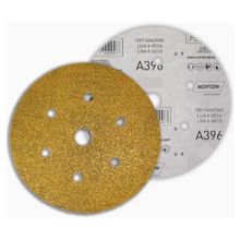 Disco Lixa Hookit 6” A396 com Furo Grão 320 Norton