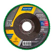 Disco Lixa Flap Standard Norton Grão 120 11,5 x 22,23mm