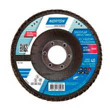 Disco Lixa Flap R244 Standard Grão 40 Norton