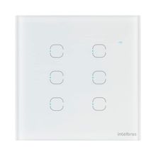 Interruptor Smart Wi-fi com 6 Teclas Branco Intelbras