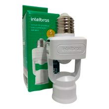 Sensor de Presença para Iluminação Branco Com Soquete E27 Intelbras