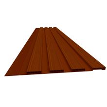 Painel Ripado 3D PVC Relevo Ipê Plasbil