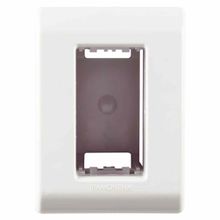 Caixa Sobrepor Branco LizFlex 1 Posto Tramontina