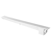 Ralo Linear Modulável com Grelha Branca e Saída Lateral 50cm Herc