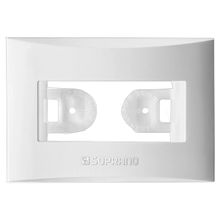 Placa com Suporte para Móveis Branco Soprano