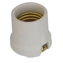 Soquete Porcelana 16A 500V Cinza E40 1 Peça Bricopack